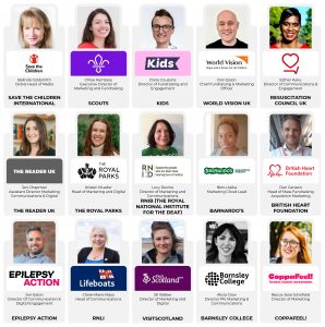 Conference speakers group tile