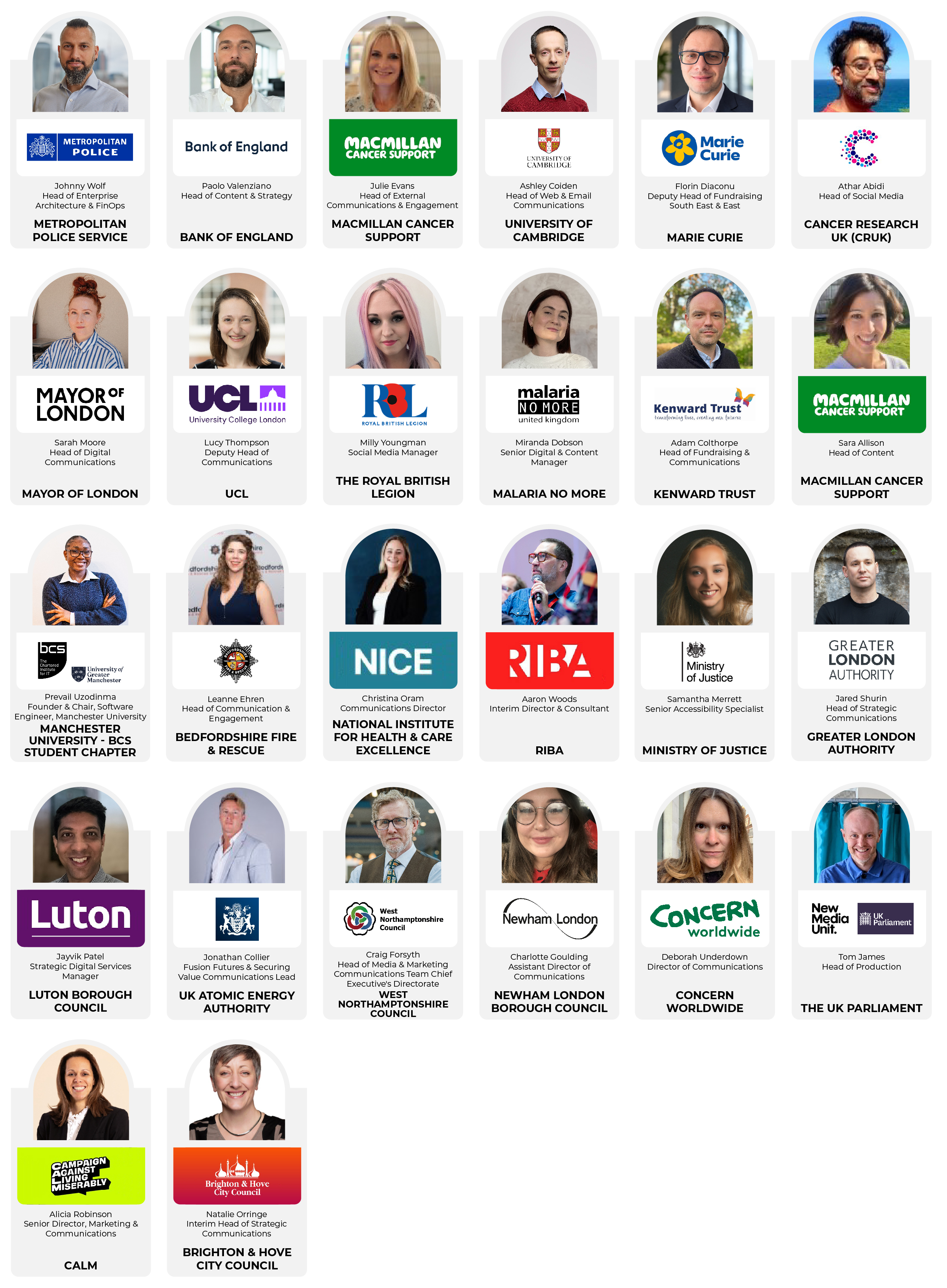 Engaging Digital Comms Conference Speakers