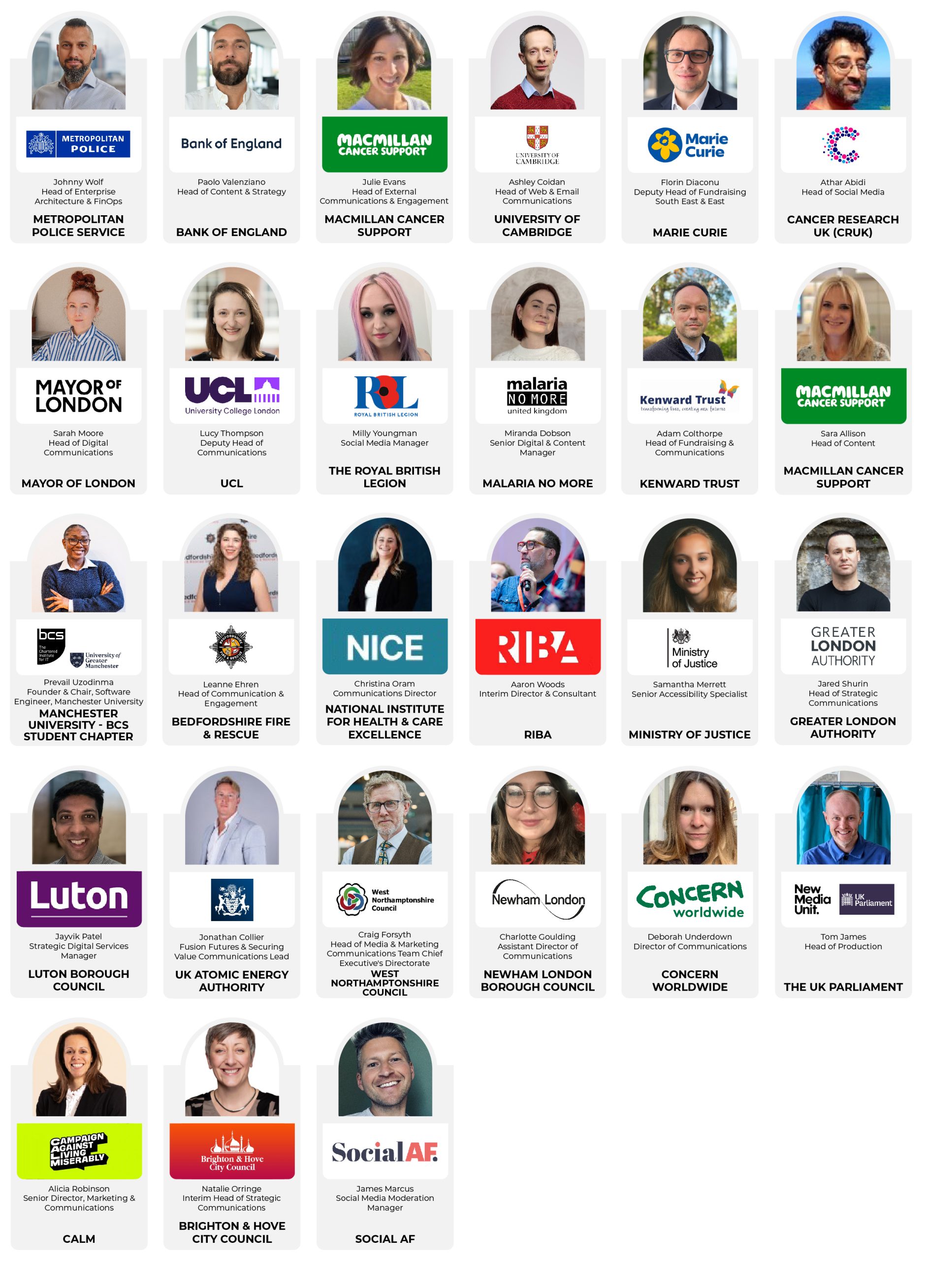 Engaging Digital Comms Conference Speakers
