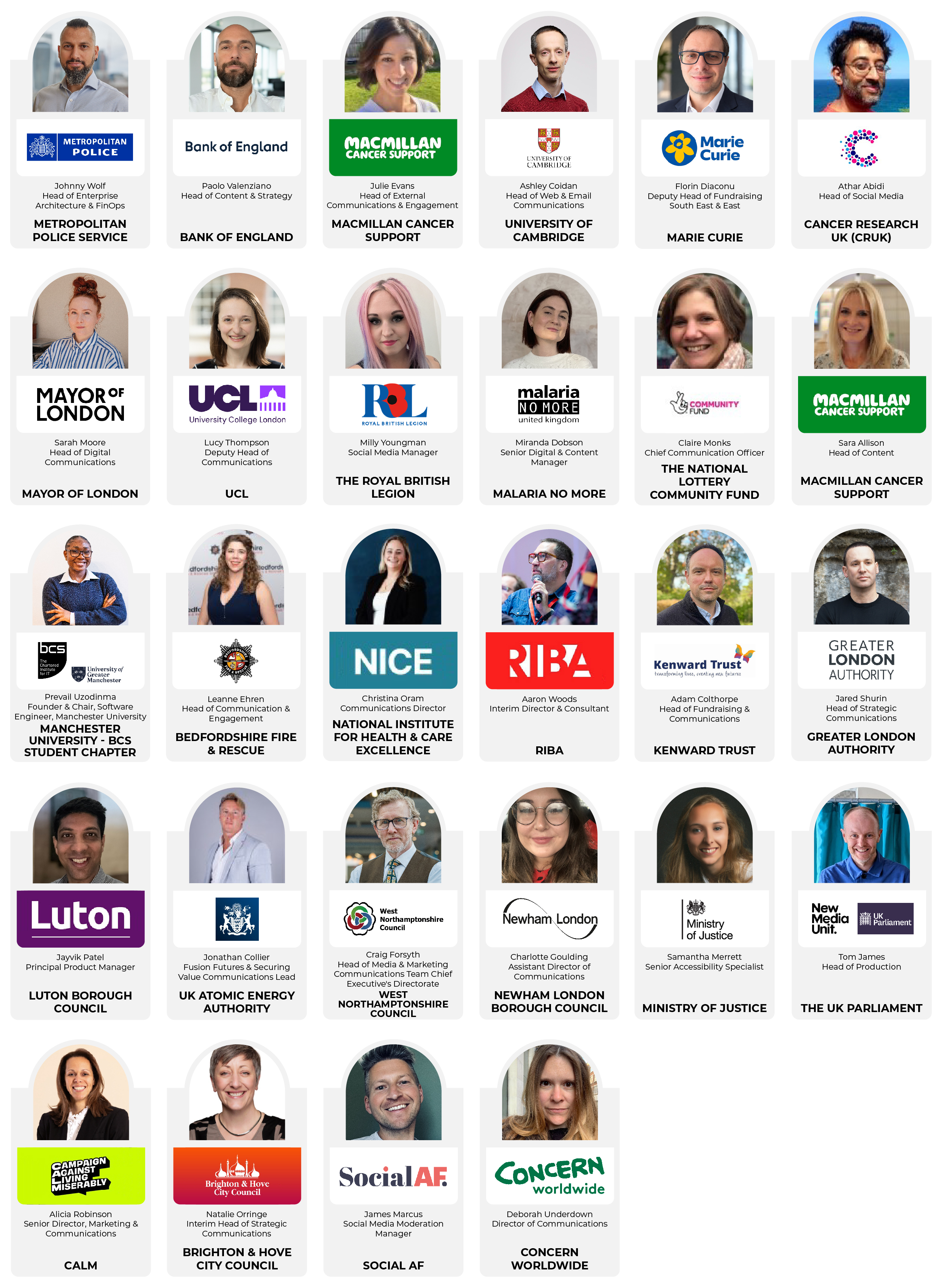 Engaging Digital Comms Conference Speakers