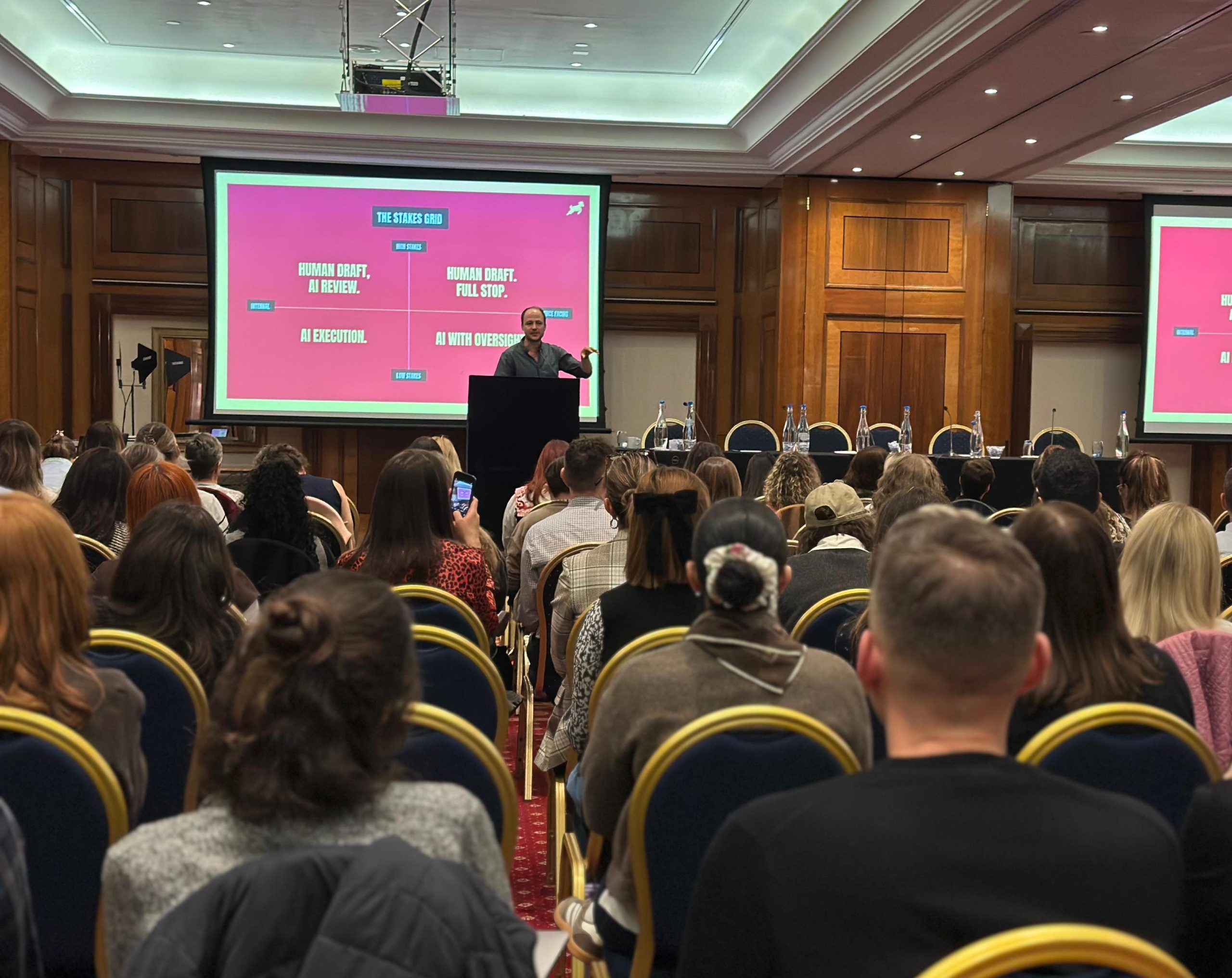 Delegates attending a session at the Engaging Digital Comms Conference
